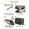 image:imageVEVOR Motorcycle Top Case 45L Universal Aluminum Alloy Motorbike Tail Box with Leather Lining 45L Waterproof Detachable Motorcycle Top Box with Lock amp Back Cushion Fit for 99 of Motorcycle Frames4060 L