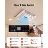 image:imageVEVOR RV Air Conditioner 13500 BTU NonDucted Rooftop RV AC Unit 65 dB Quiet Design Including Air Distribution Box Operation Panel and Installation Hardware for Campers Vans Trailers White15000 British Thermal Units