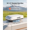image:imageVEVOR RV Air Conditioner 13500 BTU NonDucted Rooftop RV AC Unit 65 dB Quiet Design Including Air Distribution Box Operation Panel and Installation Hardware for Campers Vans Trailers White15000 British Thermal Units