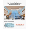 image:imageVEVOR RV Air Conditioner 13500 BTU NonDucted Rooftop RV AC Unit 65 dB Quiet Design Including Air Distribution Box Operation Panel and Installation Hardware for Campers Vans Trailers White15000 British Thermal Units