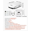 image:imageVEVOR RV Air Conditioner 13500 BTU NonDucted Rooftop RV AC Unit 65 dB Quiet Design Including Air Distribution Box Operation Panel and Installation Hardware for Campers Vans Trailers White13500 British Thermal Units