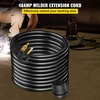 image:imageVEVOR Welder Extension Cord 30Amp 25ft 250V Welding Power Cord with NEMA 650 Plug 10 Gauge 3 Prong for MIGLincolnPlasmaMillerTIG Black25 ft