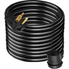 image:imageVEVOR Welder Extension Cord 30Amp 25ft 250V Welding Power Cord with NEMA 650 Plug 10 Gauge 3 Prong for MIGLincolnPlasmaMillerTIG Black25 ft