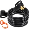 image:imageVEVOR 36 FT 50 Amp RV Extension Cord Durable Premium Power Cord RV 265mm Wire Diameter Extension Cord Copper Wire RV Cord Power Supply Cable for Trailer Motorhome Camper with Handles25 FT
