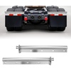 image:imageVEVOR Chrome Straight Spring Loaded Mud Flap Hangers 118 Bolt Spacing Mudflap Hangers for Semi Trucks 1 Pair Heavy Duty Semi Truck Mud Flap Hanger Set with Reflective Strips SilverSilver  118 Bolt Spacing