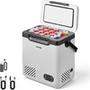 image:imageVEVOR Portable Car Refrigerator 12 Volt Car Refrigerator Fridge 58 L  615 QT Dual Zone Portable Freezer 468 Adjustable Temperature Compressor Cooler for Home Outdoor Camping RV Car1268QT