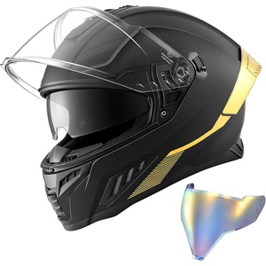 image:imageVEVOR Full Face Motorcycle Helmet DOT Approved Dual Visor amp Interchangeable Lens Smart Street ABS Helmet Comfortable Motocross Helmet Fit for Youth amp AdultsMulticolor