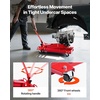 image:imageVEVOR Adjustable Floor Transmission Jack 2200 lbs1T Low Profile Hydraulic Transmission Telescoping HeavyDuty Lift Jack 728276 in Lifting Height 360 Swivel Front Wheels2200 lbs