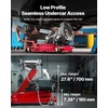 image:imageVEVOR Adjustable Floor Transmission Jack 2200 lbs1T Low Profile Hydraulic Transmission Telescoping HeavyDuty Lift Jack 728276 in Lifting Height 360 Swivel Front Wheels2200 lbs