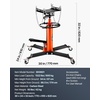 image:imageVEVOR Adjustable Floor Transmission Jack 2200 lbs1T Low Profile Hydraulic Transmission Telescoping HeavyDuty Lift Jack 728276 in Lifting Height 360 Swivel Front Wheels1322 lbs