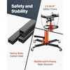 image:imageVEVOR Adjustable Floor Transmission Jack 2200 lbs1T Low Profile Hydraulic Transmission Telescoping HeavyDuty Lift Jack 728276 in Lifting Height 360 Swivel Front Wheels1322 lbs