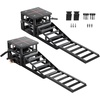 image:imageVEVOR Air Hydraulic Jack Car Ramps 2PCS 11023 lbs5 Ton Capacity 126 inch Max Height Pneumatic Ramp Jacks with Airbags Wheel Chocks Extension Ramps Heightened Columns HeavyDuty