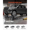 image:imageVEVOR Air Hydraulic Jack Car Ramps 2PCS 11023 lbs5 Ton Capacity 126 inch Max Height Pneumatic Ramp Jacks with Airbags Wheel Chocks Extension Ramps Heightened Columns HeavyDuty