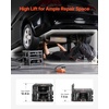 image:imageVEVOR Air Hydraulic Jack Car Ramps 2PCS 11023 lbs5 Ton Capacity 126 inch Max Height Pneumatic Ramp Jacks with Airbags Wheel Chocks Extension Ramps Heightened Columns HeavyDuty
