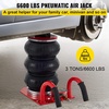 image:imageVEVOR Air Jack 3 Ton6600 lbs Triple Bag Air Jack Air Bag Jack Lift Up to 1575 Inch 35S Fast Lifting Air Bag Jack for Cars with Short Handle Red3Thigh 177inshort Handle