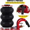 image:imageVEVOR Air Jack 3 Ton6600 lbs Triple Bag Air Jack Air Bag Jack Lift Up to 1575 Inch 35S Fast Lifting Air Bag Jack for Cars with Short Handle Red3Thigh 177inshort Handle