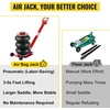 image:imageVEVOR Air Jack 3 Ton6600 lbs Triple Bag Air Jack Airbag Jack with Six Steel Pipes Lift up to 177 inch450 mm 35 s Fast Lifting Pneumatic Jack with Long Handles for Cars Repair Red3T adjustable Handle