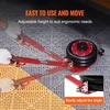 image:imageVEVOR Air Jack 3 Ton6600 lbs Triple Bag Air Jack Airbag Jack with Six Steel Pipes Lift up to 177 inch450 mm 35 s Fast Lifting Pneumatic Jack with Long Handles for Cars Repair Red3T adjustable Handle
