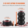 image:imageVEVOR Air Jack 3 Ton6600 lbs Triple Bag Air Jack Airbag Jack with Six Steel Pipes Lift up to 177 inch450 mm 35 s Fast Lifting Pneumatic Jack with Long Handles for Cars Repair Red3T adjustable Handle