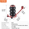 image:imageVEVOR Air Jack 3 Ton6600 lbs Triple Bag Air Jack Airbag Jack with Six Steel Pipes Lift up to 177 inch450 mm 35 s Fast Lifting Pneumatic Jack with Long Handles for Cars Repair Red3T long Handle