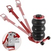 image:imageVEVOR Air Jack 3 Ton6600 lbs Triple Bag Air Jack Airbag Jack with Six Steel Pipes Lift up to 177 inch450 mm 35 s Fast Lifting Pneumatic Jack with Long Handles for Cars Repair Red3T adjustable Handle