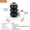 image:imageVEVOR Air Jack 3 Ton6600 lbs Triple Bag Air Jack Airbag Jack with Six Steel Pipes Lift up to 177 inch450 mm 35 s Fast Lifting Pneumatic Jack with Short Handles for Car Repair3Thigh 177inshort Handle
