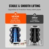 image:imageVEVOR Air Jack 3 Ton6600 lbs Triple Bag Air Jack Airbag Jack with Six Steel Pipes Lift up to 177 inch450 mm 35 s Fast Lifting Pneumatic Jack with Side Handles for Car Garage Repairshort Handle