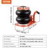 image:imageVEVOR Air Jack 3 Ton6600 lbs Two Bag SpaceSaving Lifting up to 143 with 6 Steel Tubes amp Thick Rubber Pad Heightened Column 38S Lifting Pneumatic Air Bag for Car Repair