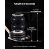 image:imageVEVOR Air Jack 3 Ton6613 lbs Triple Bag Air Jack Airbag with Six Steel Pipes Lift Up to 177 inch450 mm 16 s Fast Lifting Pneumatic with Long Handle amp Rubber Pad for Cars SUVs Pickup TrucksAdjust Handle