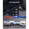 image:imageVEVOR Air Jack 3 Ton6613 lbs Triple Bag Air Jack Airbag with Six Steel Pipes Lift Up to 177 inch450 mm 16 s Fast Lifting Pneumatic with Long Handle amp Rubber Pad for Cars SUVs Pickup TrucksLong Handle