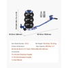 image:imageVEVOR Air Jack 3 Ton6613 lbs Triple Bag Air Jack Airbag with Six Steel Pipes Lift Up to 177 inch450 mm 16 s Fast Lifting Pneumatic with Long Handle amp Rubber Pad for Cars SUVs Pickup TrucksLong Handle