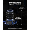image:imageVEVOR Air Jack 3 Ton6613 lbs Triple Bag Air Jack Airbag with Six Steel Pipes Lift Up to 177 inch450 mm 16 s Fast Lifting Pneumatic with Long Handle amp Rubber Pad for Cars SUVs Pickup TrucksLong Handle