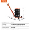image:imageVEVOR Air Jack 5 Ton11000 lbs 410 S Pneumatic Lifting Jack with Heightened Column amp Adjustable Handle EasytoLift amp SpaceSaving Jack with Thick Rubber Pad Fits for Sedan SUV Pickup Truck5Thigh 218in