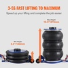image:imageVEVOR Air Jack 5 Ton11000 lbs Triple Bag Air Jack Airbag Jack with Six Steel Pipes Lift up to 185 inch470 mm 35 s Fast Lifting Pneumatic Jack with Adjustable Handle for Car Garage Repair5Thigh 185inAdjustable Handle