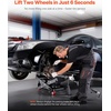 image:imageVEVOR Air Portable Car Lift 6613 lbs3 Ton Capacity 217 inch Max Height Adjustable Portable Air Car Lift with Airbag Support Stands Wheel Chocks Rubber Pads HeavyDuty for Sedan SUV Pickup