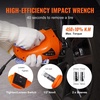 image:imageVEVOR Electric Car Jack 5 Ton Car Jack Hydraulic with Electric Impact Wrench LED Light Hydraulic Auto Repair Tool 135360 mm Lifting Range for SUV MPV Sedan Truck Repair3T with Wrench