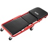 image:imageVEVOR Foldable Z Garage Creeper 40 in 450 lbs Load Capacity Rolling Folding Mechanic Creeper Stool with 6 Universal Wheels Padded Seat Steel Frame Lay Down or Sit Chair for Garage Shop or HomeRed