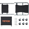 image:imageVEVOR Foldable Z Garage Creeper 40 in 450 lbs Load Capacity Rolling Folding Mechanic Creeper Stool with 6 Universal Wheels Padded Seat Steel Frame Lay Down or Sit Chair for Garage Shop or HomeBlack