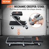 image:imageVEVOR Foldable Z Garage Creeper 40 in 450 lbs Load Capacity Rolling Folding Mechanic Creeper Stool with 6 Universal Wheels Padded Seat Steel Frame Lay Down or Sit Chair for Garage Shop or HomeBlack