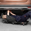 image:imageVEVOR Foldable Z Garage Creeper 40 in 450 lbs Load Capacity Rolling Folding Mechanic Creeper Stool with 6 Universal Wheels Padded Seat Steel Frame Lay Down or Sit Chair for Garage Shop or HomeBlack