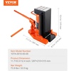 image:imageVEVOR Hydraulic Toe Jack 10 Ton Lift 20 Ton Capacity 1275 in Toe Height 126189 in Top Height Air Hydraulic Claw Jack for Machinery1020 ton