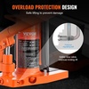 image:imageVEVOR Hydraulic Toe Jack 10 Ton Lift 20 Ton Capacity 1275 in Toe Height 126189 in Top Height Air Hydraulic Claw Jack for Machinery255 ton