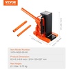 image:imageVEVOR Hydraulic Toe Jack 10 Ton Lift 20 Ton Capacity 1275 in Toe Height 126189 in Top Height Air Hydraulic Claw Jack for Machinery255 ton