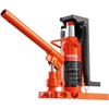 image:imageVEVOR Hydraulic Toe Jack 10 Ton Lift 20 Ton Capacity 1275 in Toe Height 126189 in Top Height Air Hydraulic Claw Jack for Machinery255 ton