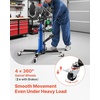 image:imageVEVOR Hydraulic Transmission Jack 1660 lbs Capacity Hydraulic Telescopic Transmission Jack 346693 in High Lifting Height 2Stage Floor Jack Stand with Foot Pedal 360 Swivel Wheel Blue2Stage 1322 LBS
