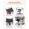 image:imageVEVOR Hydraulic Transmission Jack 1660 lbs Capacity Hydraulic Telescopic Transmission Jack 346693 in High Lifting Height 2Stage Floor Jack Stand with Foot Pedal 360 Swivel Wheel Blue2Stage 1322 LBS