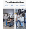 image:imageVEVOR Hydraulic Transmission Jack 1660 lbs Capacity Hydraulic Telescopic Transmission Jack 346693 in High Lifting Height 2Stage Floor Jack Stand with Foot Pedal 360 Swivel Wheel BluesingleStage 1100lb