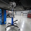 image:imageVEVOR Hydraulic Transmission Jack 1660 lbs Capacity Hydraulic Telescopic Transmission Jack 346693 in High Lifting Height 2Stage Floor Jack Stand with Foot Pedal 360 Swivel Wheel Blue2Stage 1322 LBS
