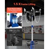 image:imageVEVOR Hydraulic Transmission Jack 1660 lbs Capacity Hydraulic Telescopic Transmission Jack 346693 in High Lifting Height 2Stage Floor Jack Stand with Foot Pedal 360 Swivel Wheel Blue2Stage 1322 LBS