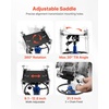 image:imageVEVOR Hydraulic Transmission Jack 1660 lbs Capacity Hydraulic Telescopic Transmission Jack 346693 in High Lifting Height 2Stage Floor Jack Stand with Foot Pedal 360 Swivel Wheel BluesingleStage 1660 LBS